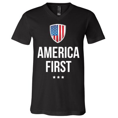 America First V-Neck T-Shirt