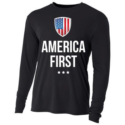 America First Cooling Performance Long Sleeve Crew