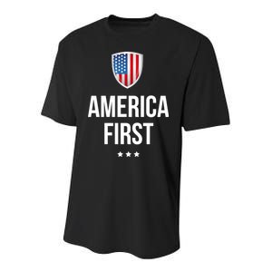 America First Youth Performance Sprint T-Shirt