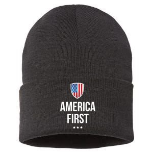 America First Sustainable Knit Beanie