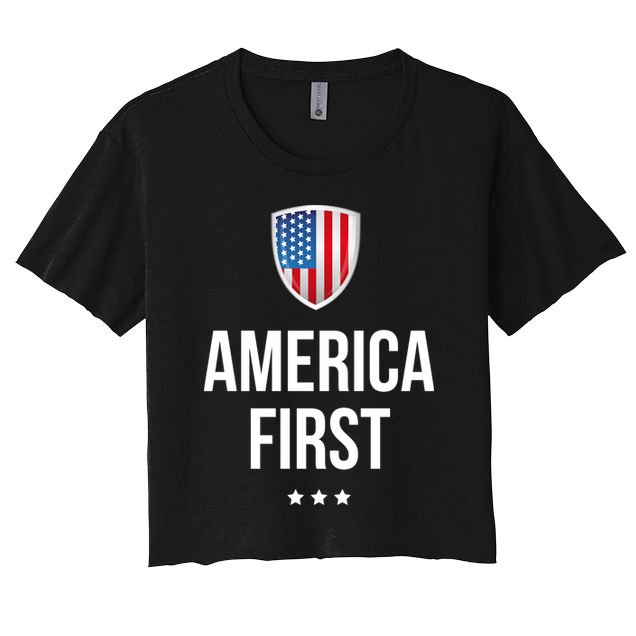 America First Crop Top