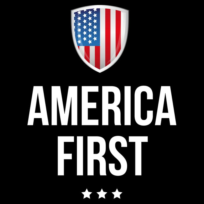 America First Zip Tote Bag