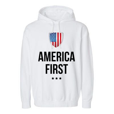 America First Garment-Dyed Fleece Hoodie