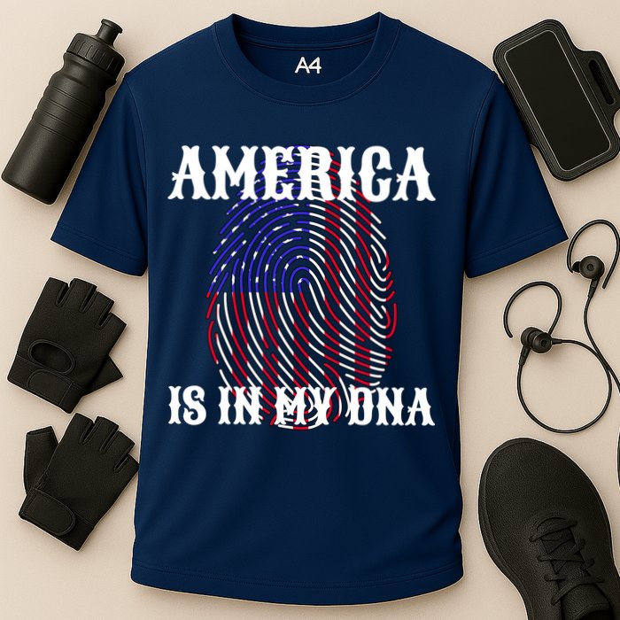 America Is In My DNA Cooling Performance Crew T-Shirt