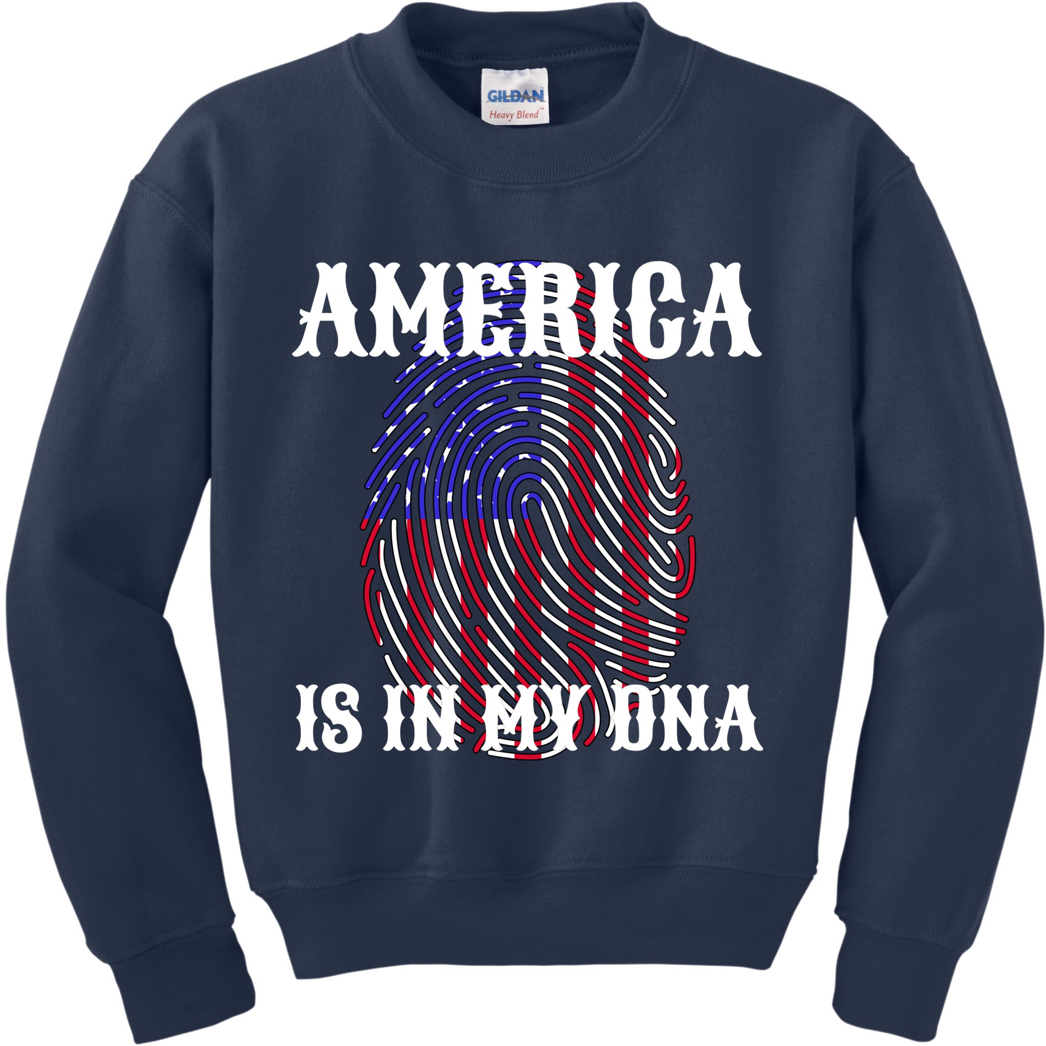 America Is In My DNA Kids Sweatshirt