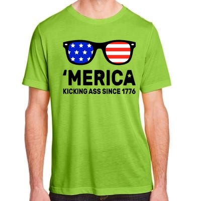 America Kicking Ass Since 1776 Adult ChromaSoft Performance T-Shirt