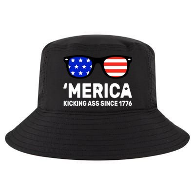 America Kicking Ass Since 1776 Cool Comfort Performance Bucket Hat