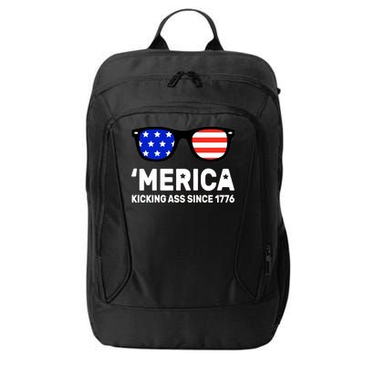 America Kicking Ass Since 1776 City Backpack