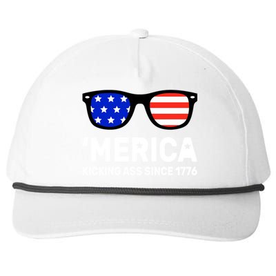 America Kicking Ass Since 1776 Snapback Five-Panel Rope Hat