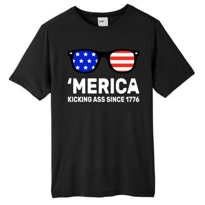 America Kicking Ass Since 1776 Tall Fusion ChromaSoft Performance T-Shirt