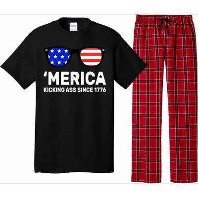 America Kicking Ass Since 1776 Pajama Set