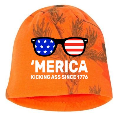 America Kicking Ass Since 1776 Kati - Camo Knit Beanie