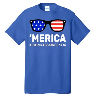 America Kicking Ass Since 1776 Tall T-Shirt