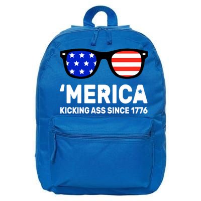 America Kicking Ass Since 1776 16 in Basic Backpack