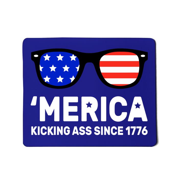 America Kicking Ass Since 1776 Mousepad