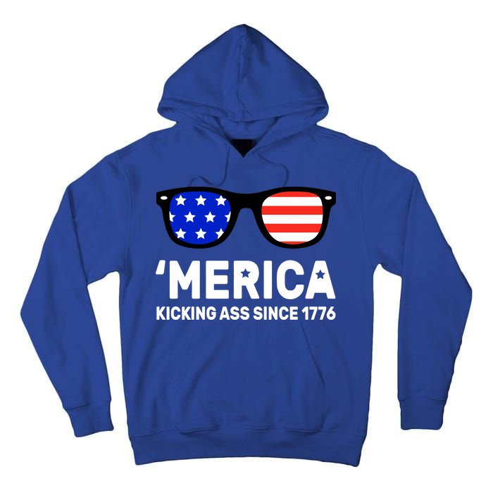 America Kicking Ass Since 1776 Tall Hoodie