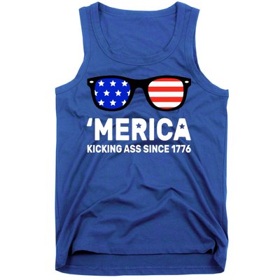 America Kicking Ass Since 1776 Tank Top