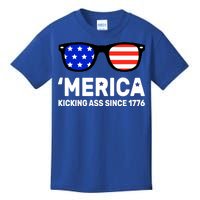 America Kicking Ass Since 1776 Kids T-Shirt