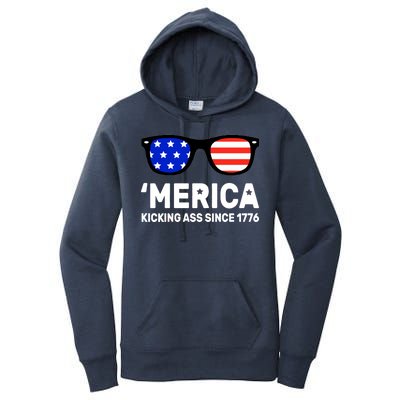 America Kicking Ass Since 1776 Women's Pullover Hoodie