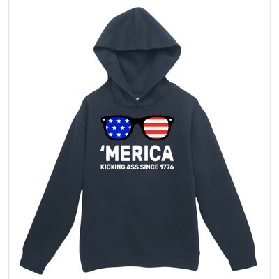 America Kicking Ass Since 1776 Urban Pullover Hoodie