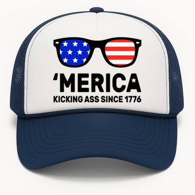 America Kicking Ass Since 1776 Trucker Hat