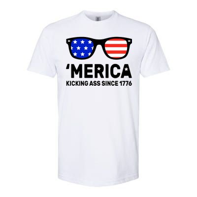 America Kicking Ass Since 1776 Softstyle CVC T-Shirt