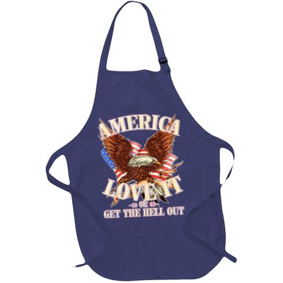 America Love It Or Get the Hell Out Apron
