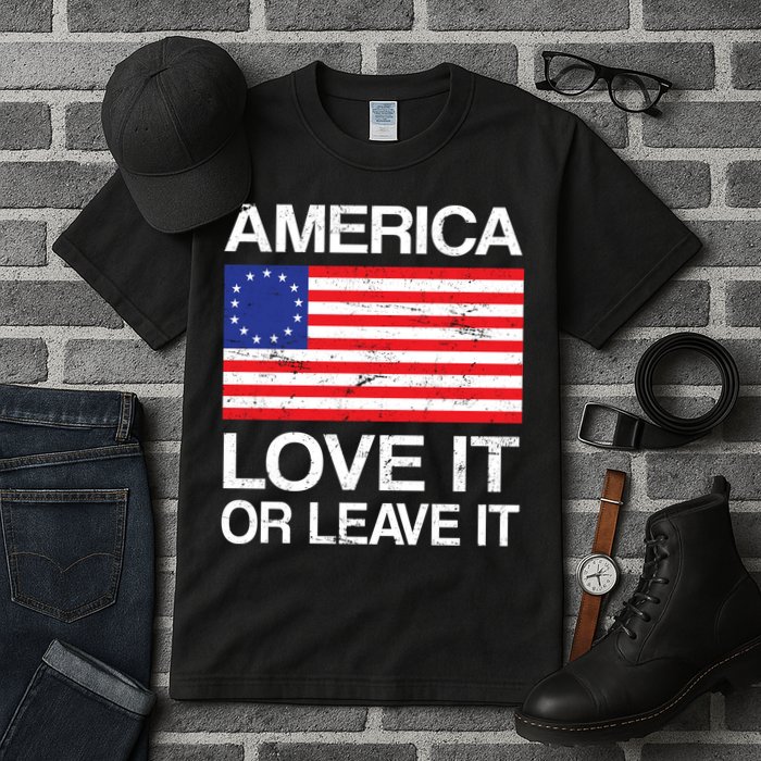 America Love It Or Leave It Betsy Ross Tall T-Shirt