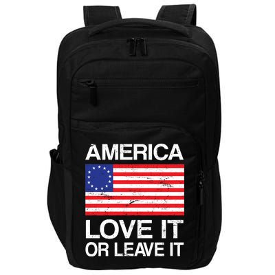 America Love It Or Leave It Betsy Ross Impact Tech Backpack