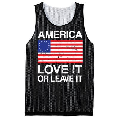 America Love It Or Leave It Betsy Ross Mesh Reversible Basketball Jersey Tank