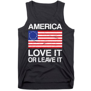 America Love It Or Leave It Betsy Ross Tank Top