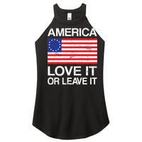 America Love It Or Leave It Betsy Ross Women's Perfect Tri Rocker Tank