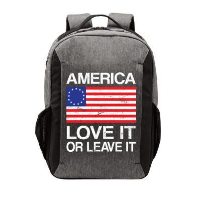 America Love It Or Leave It Betsy Ross Vector Backpack