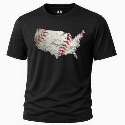 America Loves Baseball Cooling Performance Crew T-Shirt