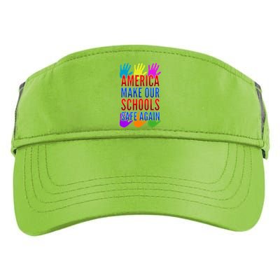 America Make Our Schools Safe Again Adult Drive Performance Visor