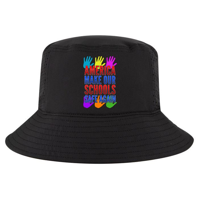 America Make Our Schools Safe Again Cool Comfort Performance Bucket Hat
