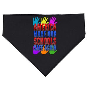 America Make Our Schools Safe Again USA-Made Doggie Bandana