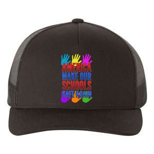 America Make Our Schools Safe Again Yupoong Adult 5-Panel Trucker Hat