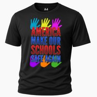 America Make Our Schools Safe Again Cooling Performance Crew T-Shirt