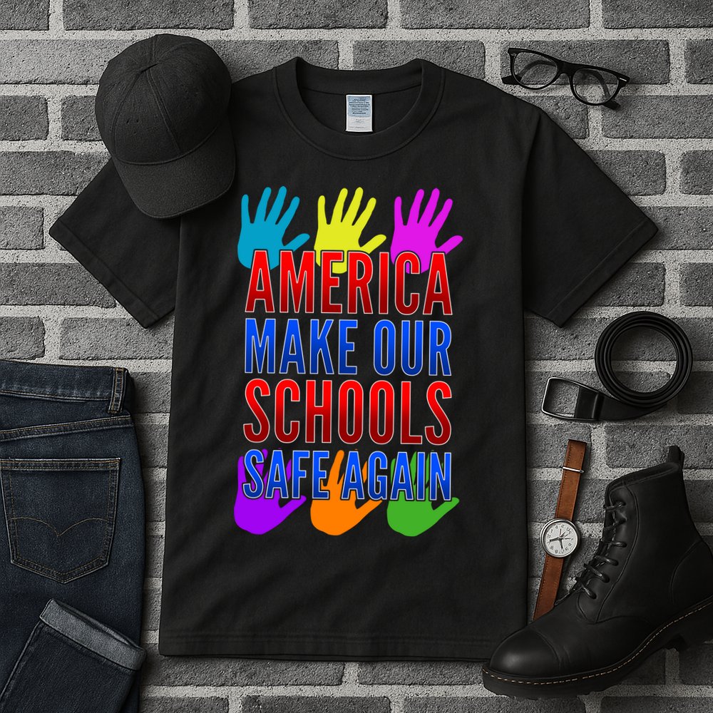 America Make Our Schools Safe Again Tall T-Shirt