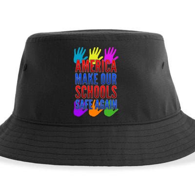 America Make Our Schools Safe Again Sustainable Bucket Hat