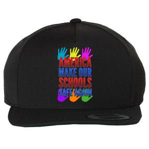 America Make Our Schools Safe Again Wool Snapback Cap