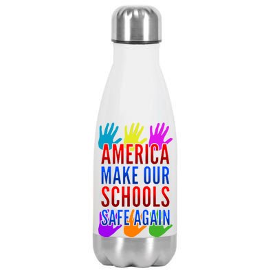 America Make Our Schools Safe Again Stainless Steel Insulated Water Bottle