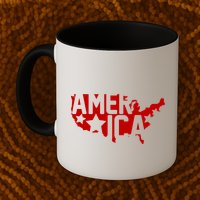America State Map Mug