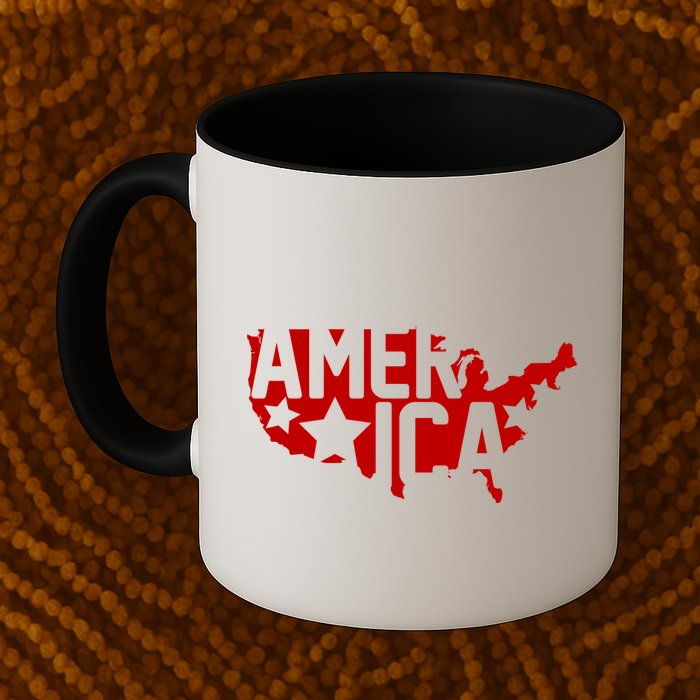 America State Map Mug