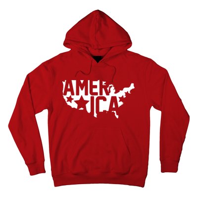 America State Map Hoodie