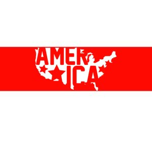 America State Map Bumper Sticker