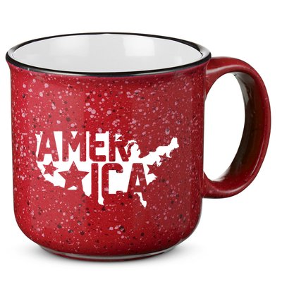 America State Map 15oz Campfire Ceramic Mug