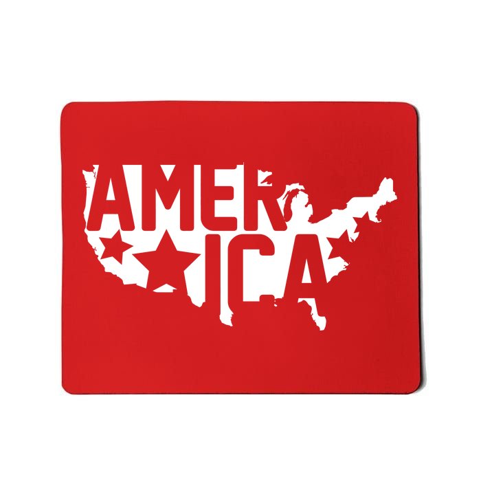 America State Map Mousepad