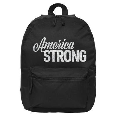 America Strong 16 in Basic Backpack